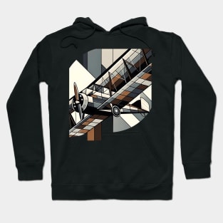 Geometric Spirit of St. Louis | Iconic Monoplane Tee Hoodie